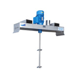Fluidpro DM10 Series IBC Mixer, 1400rpm, 130mm x2 SS316 Blades, for Low Viscosity Fluids