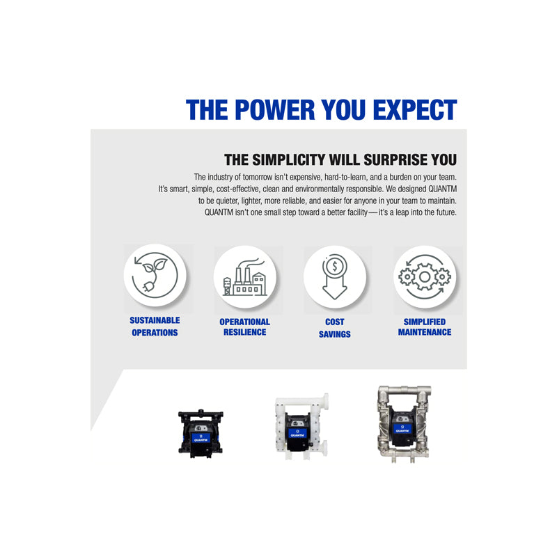 GRACO QUANTM i120 AL (2" BSPT) Electric Diaphragm Pump (450 L/min max flow)