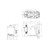 Grundfos DDA 30-4 FCM-C Digital Chemical Dosing Pump, (30 L/h max flow, 4 bar max pressure)