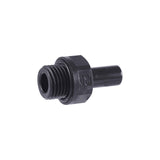 John Guest 15mm 3/8" Metric Acetal Black Stem Adaptor – BSP Thread