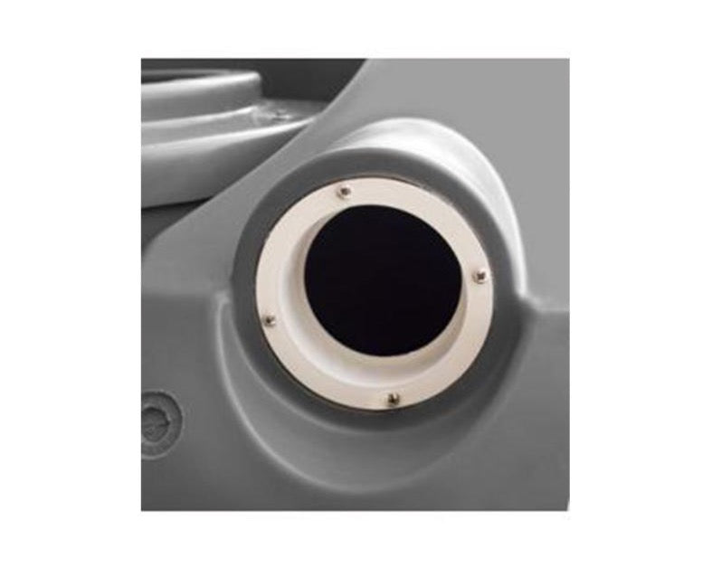 Polymaster RWT1000 Round Rainwater Tank 1,000 L (220 Gal) with Ball Valve, Colour: Paperbark