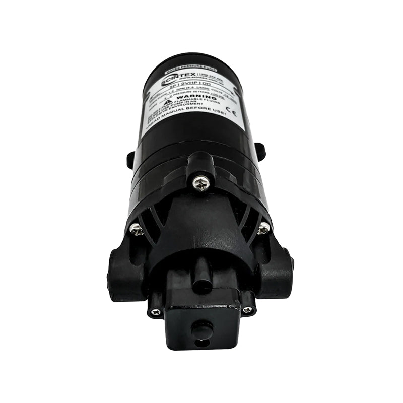 High Pressure (25-100psi) 12V DC Diaphragm Pump, 4.5L/min with Pressure Switch