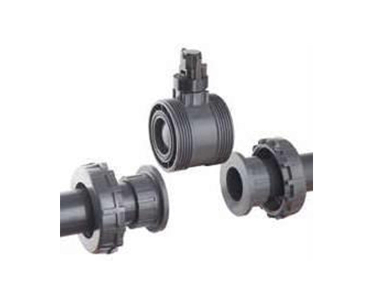 FIP 65 mm (DN65), Easyfit VEEFV 2-Way PVC-U Ball Valve, EPDM Seals, BSP Threaded Connections