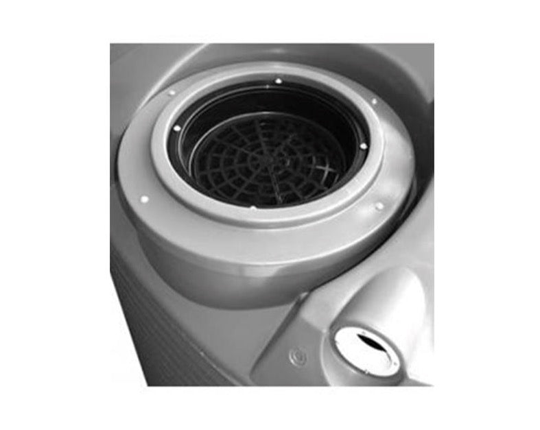 Polymaster RWT200 Round Rainwater Tank 200 L (45 Gal) with Ball Valve, Colour: Paperbark