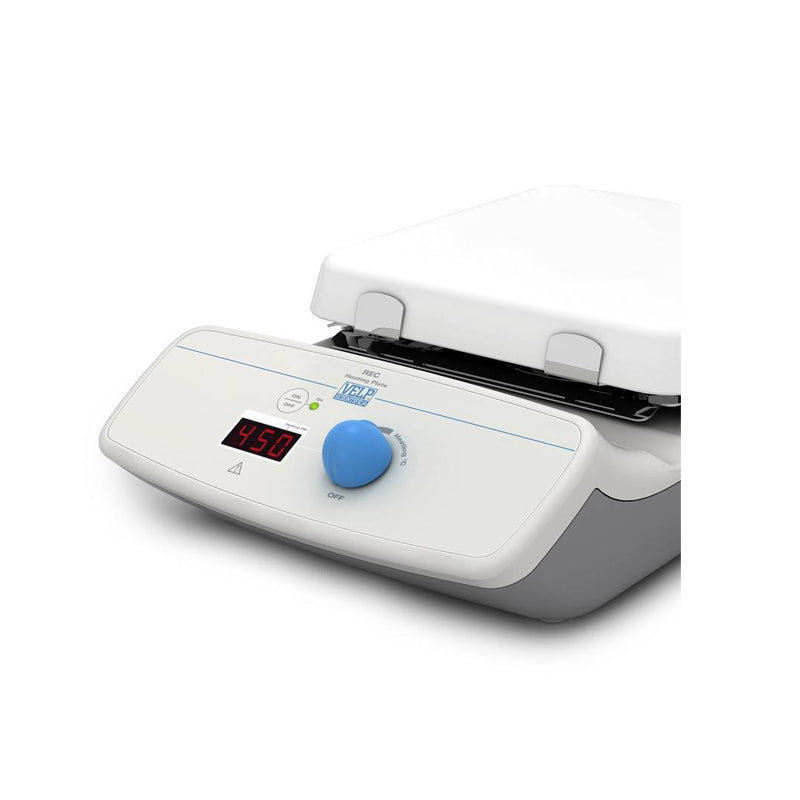 REC Digital Ceramic Hot Plate - VELP, rated for room temperature to 550 °C - Parkway Process Solutions