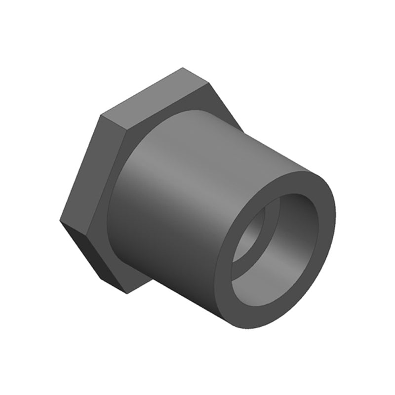 Georg Fischer 50 mm - 40 mm, Type 837 Reducer Bushing (SPG x S), Schedule 80, PVC-U