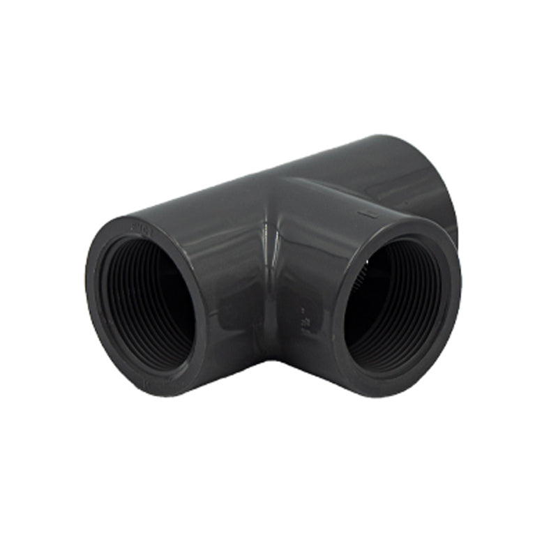 PVC-U Threaded Tee 90° (BSP-F)