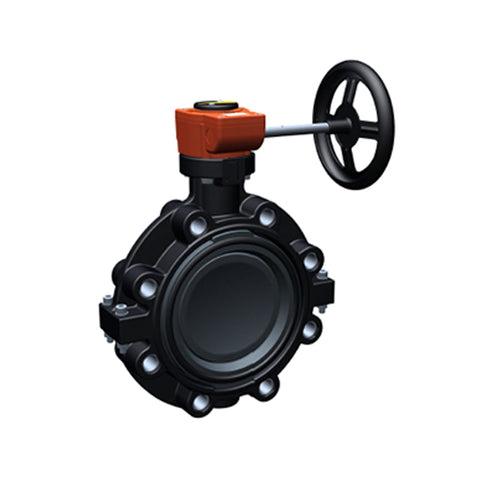 PVC-U Lugged Butterfly Valve Type 578 (Hand Wheel)