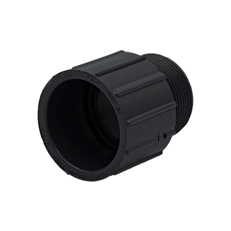 Pvc Threaded To Socket Adapter PVC-U Male Threaded Adapter (Socket x NPT-Male) | PVC-U (Sch 80)