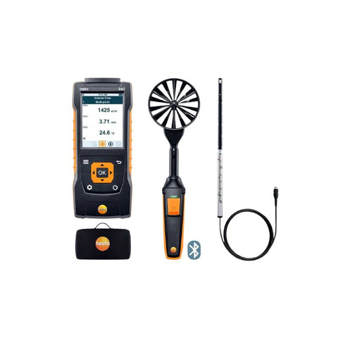 Testo 440 Air Flow ComboKit 1 with Bluetooth