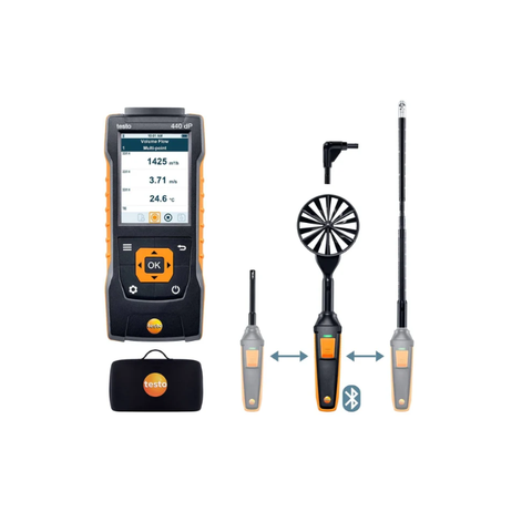 Testo 440 delta P Air Flow ComboKit 2 with Bluetooth