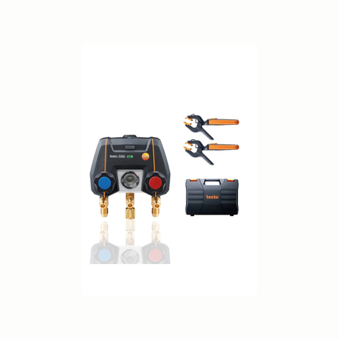 testo 550i Smart Kit digital manifold with wireless clamp temp probes