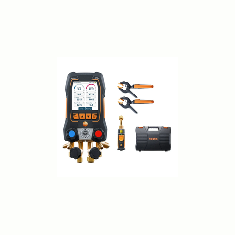 testo 558s Smart Vacuum Kit Digital manifold with wireless temperature and vacuum probes