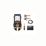 testo 558s Smart Vacuum Kit with filling hoses - Smart digital manifold with wireless temperature and vacuum probes and 4-hose charging set