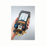 testo 558s Smart Vacuum Kit with filling hoses - Smart digital manifold with wireless temperature and vacuum probes and 4-hose charging set