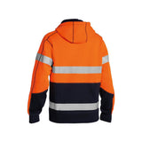 Bisley BK6988T Taped Hi-Vis Zip Fleece Hoodie with Sherpa Lining