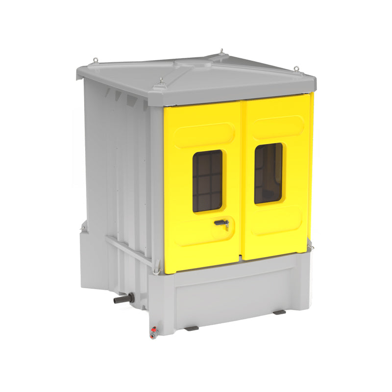 Enclosed IBC Bund LH Config ENIBCB-V2-LH | Polymaster