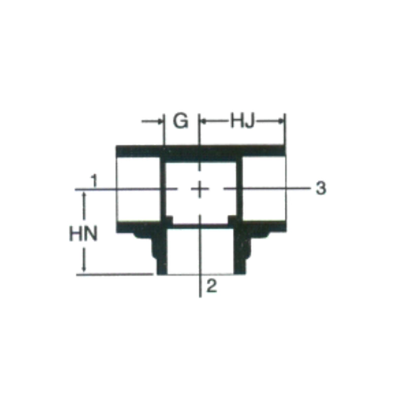 Fischer 10mm, Type 801, 90° Tee Sch 80, PVCU Australia