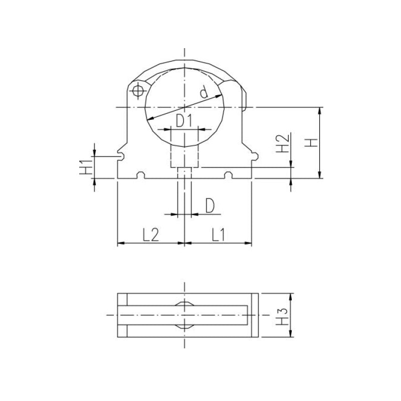 Georg Fischer Pipe Clip suits 6″ (165mm) Sch 80 Grey & Sch 40 Clear Pipe (+GF+ Klip-it)