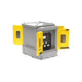 Polymaster Enclosed IBC Bund - RH Config, Cabinet, Day Tank, Hoses, Vent and Pump Dispensing System