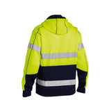 Bisley BK6988T Taped Hi-Vis Zip Fleece Hoodie with Sherpa Lining