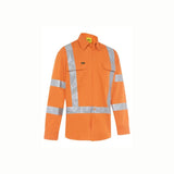 Bisley BS6166XT X Taped Biomotion Hi Vis Cool Lightweight Drill Shirt