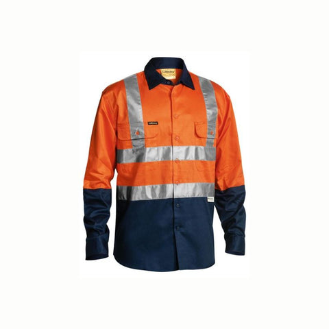 Bisley BS6267T Taped Hi Vis Drill Shirt