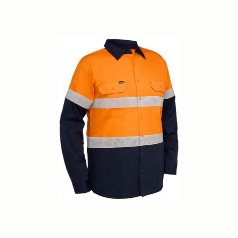 Bisley BS6495T Taped Hi Vis Ripstop Vented Shirt