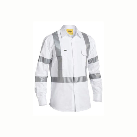 Bisley BS6807T Taped Night Cotton Drill Shirt