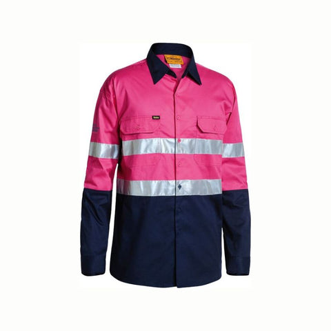 Bisley BS6896 Taped Hi Vis Cool Lightweight Shirt