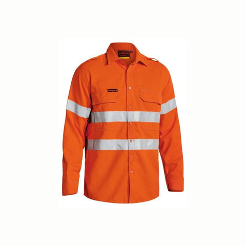 Bisley BS8081T TenCate Tecasafe® Plus 700 Taped Hi Vis FR Vented Shirt