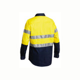 Bisley BTC6456 Taped Hi Vis Closed Front Drill Shirt