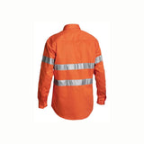 Bisley BTC6482 Taped Hi Vis Closed Front Drill Shirt