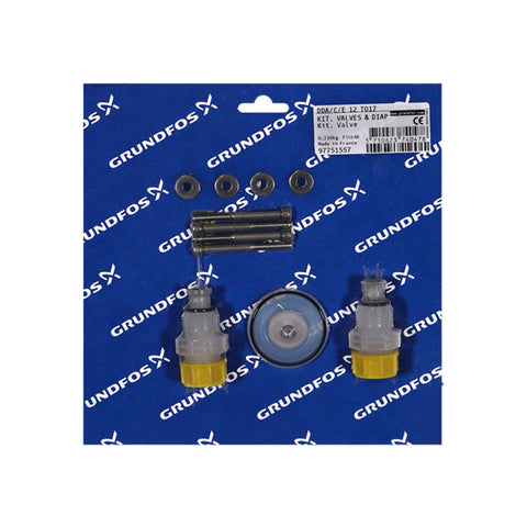 Grundfos Valve & Diaphragm Kit for DDA 12-10 AR-C Digital Chemical Dosing Pump