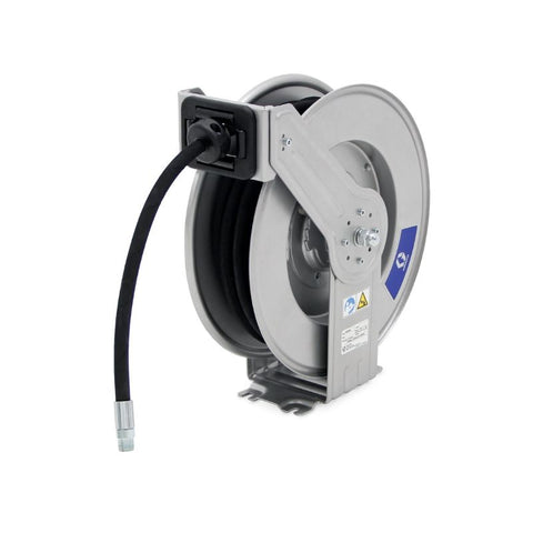 Graco HEH006 LDX™ Series Grease Hose Reel, 10 mm (3/8 in) Inlet, 10 mm X 15 m (3/8 in X 50 ft) Hose, NPT