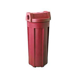 Pentek 10" Standard Diameter High Temperature Red/Red Housing, 3/4" NPT Without Pressure Relief