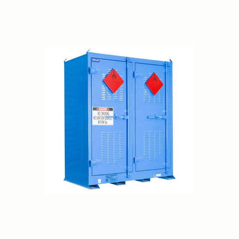PRATT POD450 Outdoor Dangerous Goods Cabinet - 450L / 2 x 205L Drum Capacity