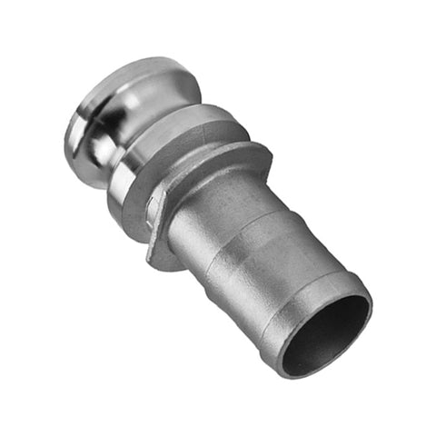 Camlock Coupling, 316 Stainless Steel, 65 mm Type E Male Camlock x 2.5" Hose Tail
