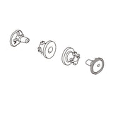 Vanguard PRP-G4-HTHBUT Vanguard G4 Visor Buttons (2 Pack)