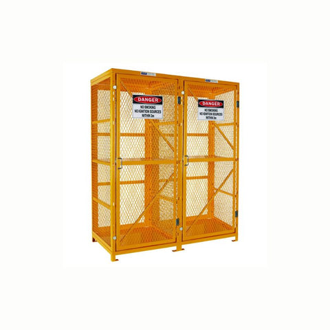 PRATT PSGC16F-FP Forklift Gas Cylinder Storage Cage - 16 Cylinder (Flat Packed)