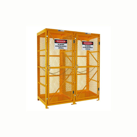 PRATT PSGC18V Vertical Gas Cylinder Storage Cage - 18 x G-Size Capacity