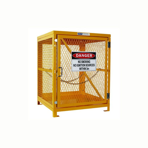 PRATT PSGC4F-FP Forklift Gas Cylinder Storage Cage - 4 Cylinder (Flat Packed)