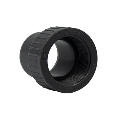 Pvc Threaded To Socket Adapter Georg Fischer | Female Threaded Adapter (Socket x NPT-Female) | Sch 80 ...