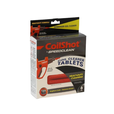 SpeedClean SC-CS-TABS-HD SpeedClean CoilShot Heavy Duty Coil Cleaner Tablets