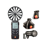 Testo 417 Set 2 Digital 100 mm Vane Anemometer Kit with Funnels & Flow Straightener