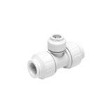 John Guest 22mm x 15mm x 22mm Reducing Tee - White