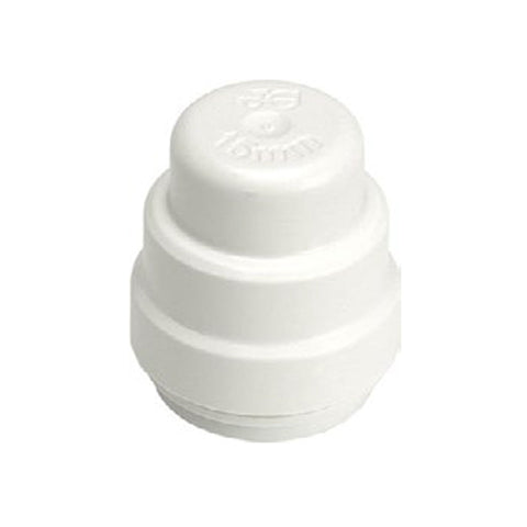 John Guest 22mm Stop End - White