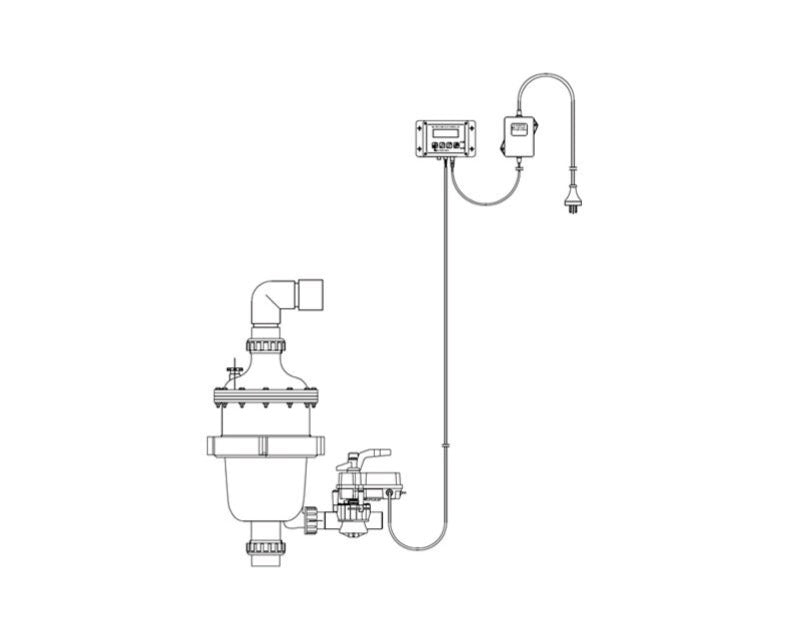 Waterco MultiCyclone Auto Purge System, with 1 actuator - Parkway Process Solutions