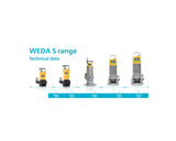 Atlas Copco WEDA S30N Submersible Sludge Pump (800 L/min max flow) - 240V