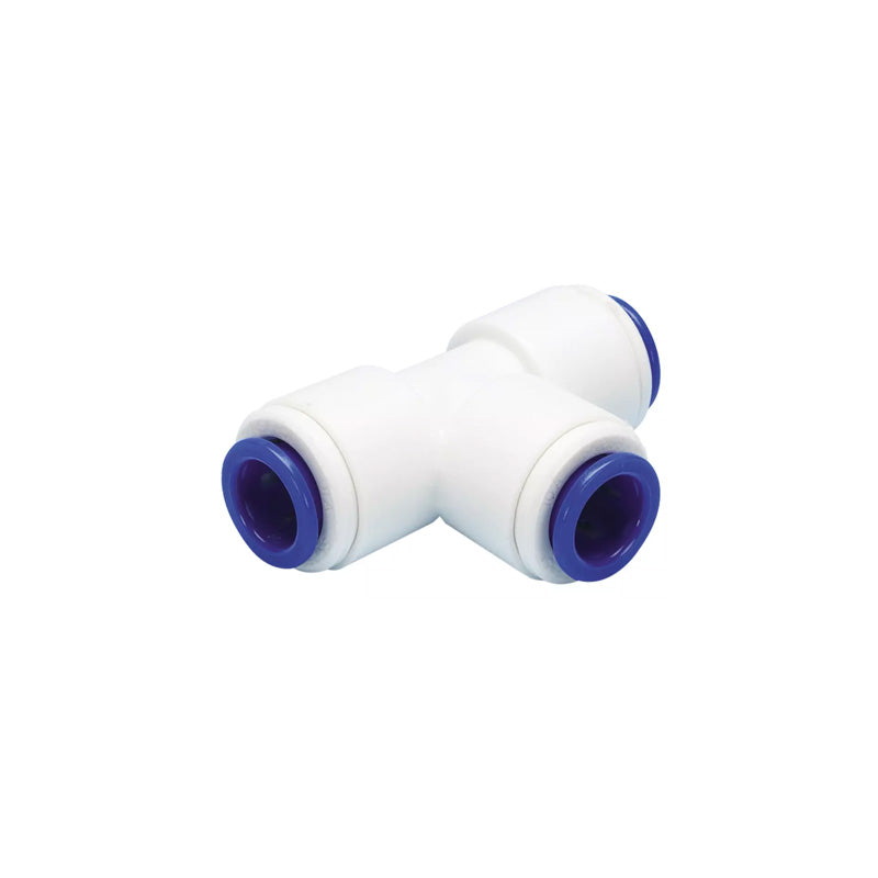 John Guest 1/4" Acetal Equal Tee - White